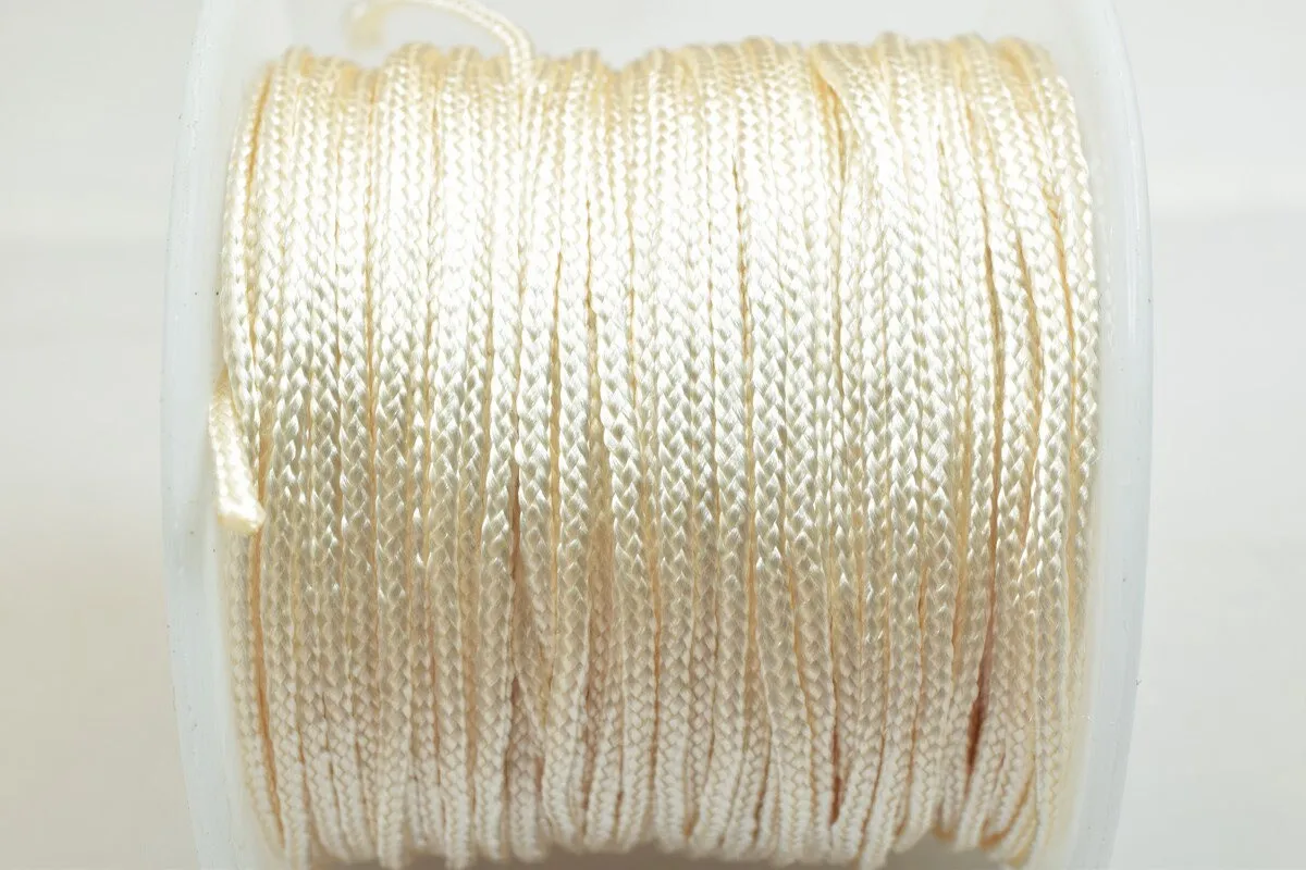 1.5mm Knot Nylon Cord Shamballa Macrame Beading Kumihimo String 30 Meters Cord Knot Shamballa Macrame Bead Beading Size 1.5mm Thread Cord