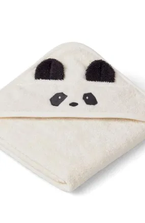 Augusta Hooded Junior Towel - Panda/Creme de la Creme