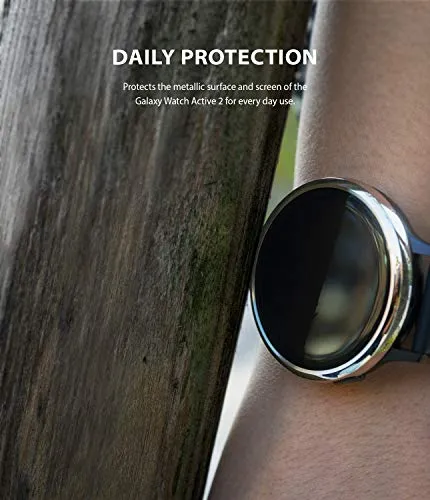 Bezel Styling Cover for Galaxy Watch Active 2 40mm (2019) - Glossy Rose gold (GW-A2-40-02) [Stainless Steel]