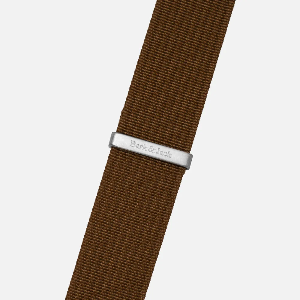 Brown Ribbed Nylon