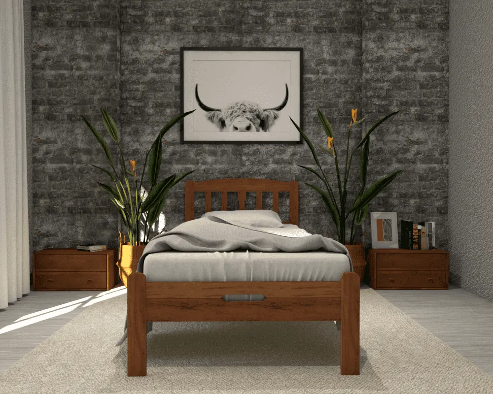 Cole Wooden Bed