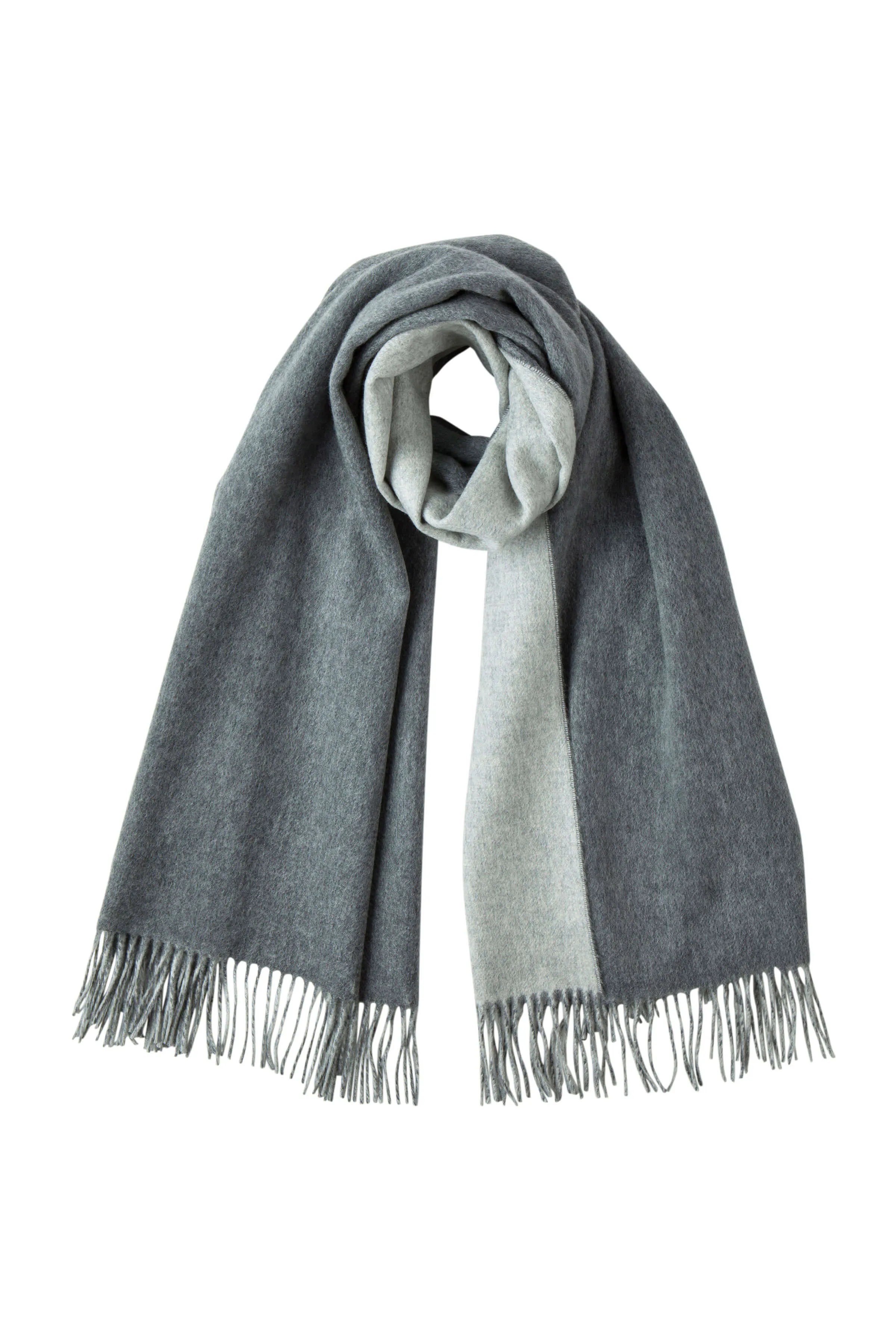 Contrast Cashmere Stole