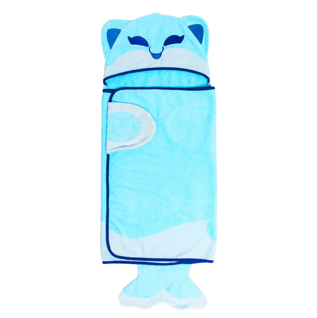 Dolphin Cat hooded towel