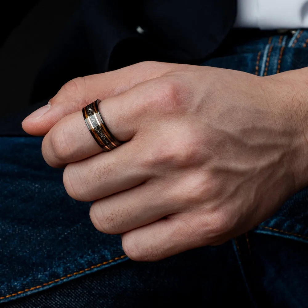 Extraordinary Meteorite Ring - The Align