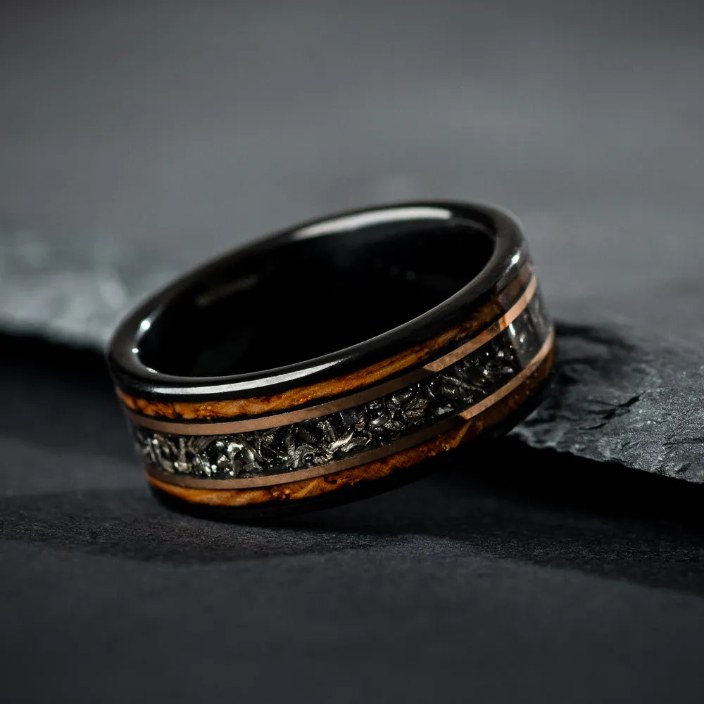 Extraordinary Meteorite Ring - The Align