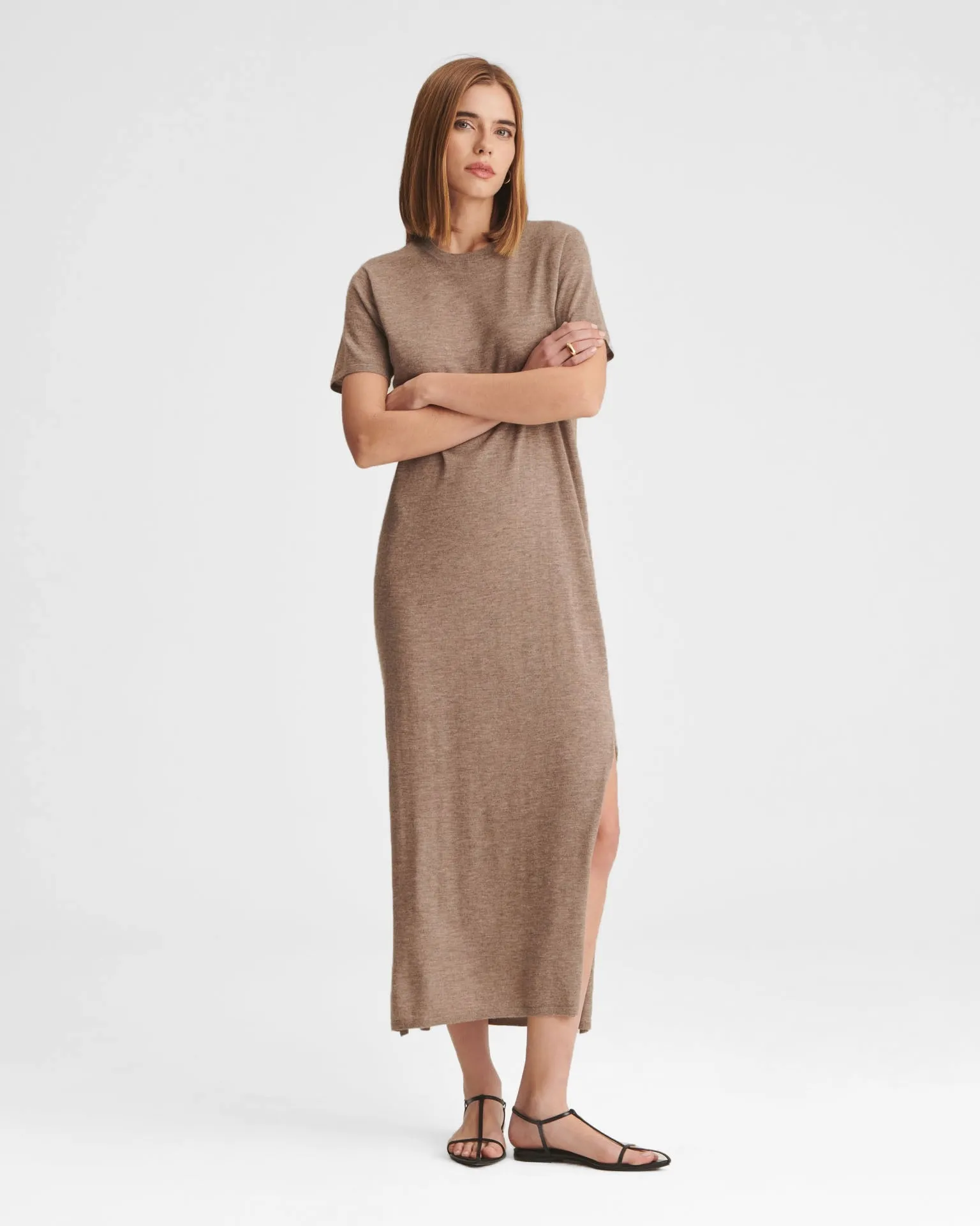 Fancy Cashmere T-Shirt Dress