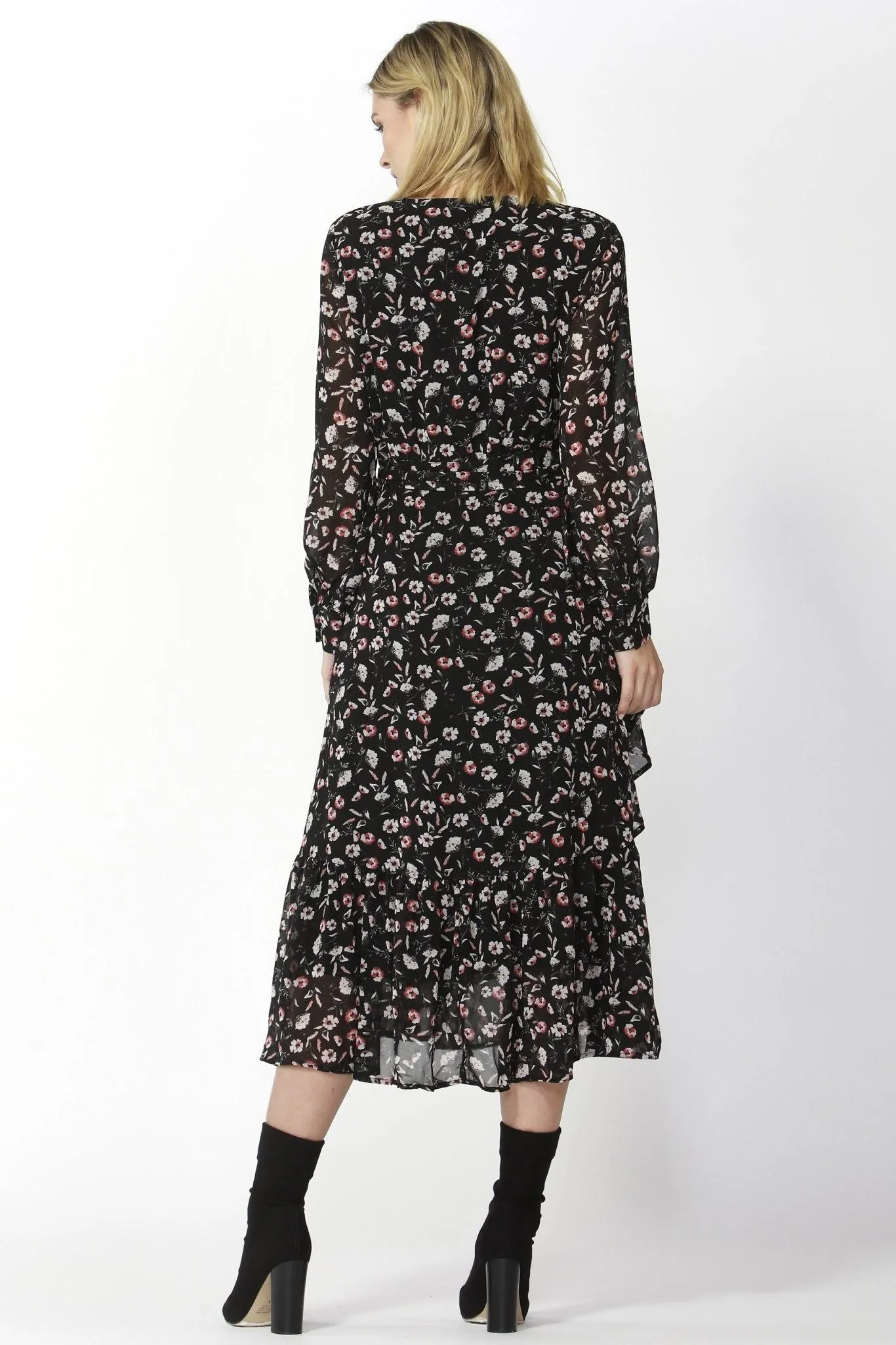 Fate   Becker Nolita Wrap Dress in Floral Print