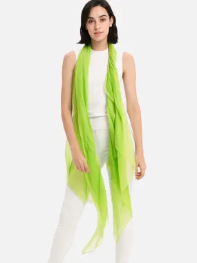 Featherlight Lime Cashmere Scarf