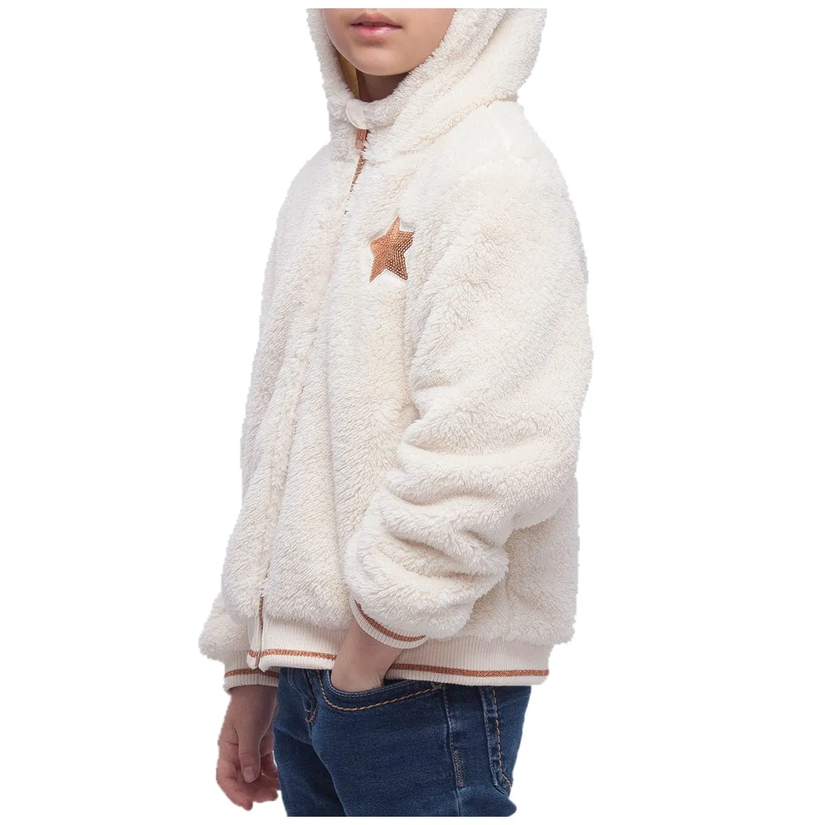 Girl's Sherpa Fleece Lined Jacket