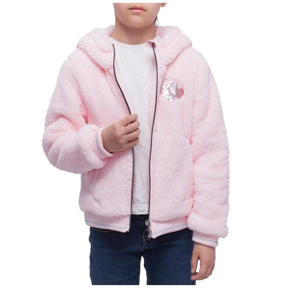 Girl's Sherpa Fleece Lined Jacket