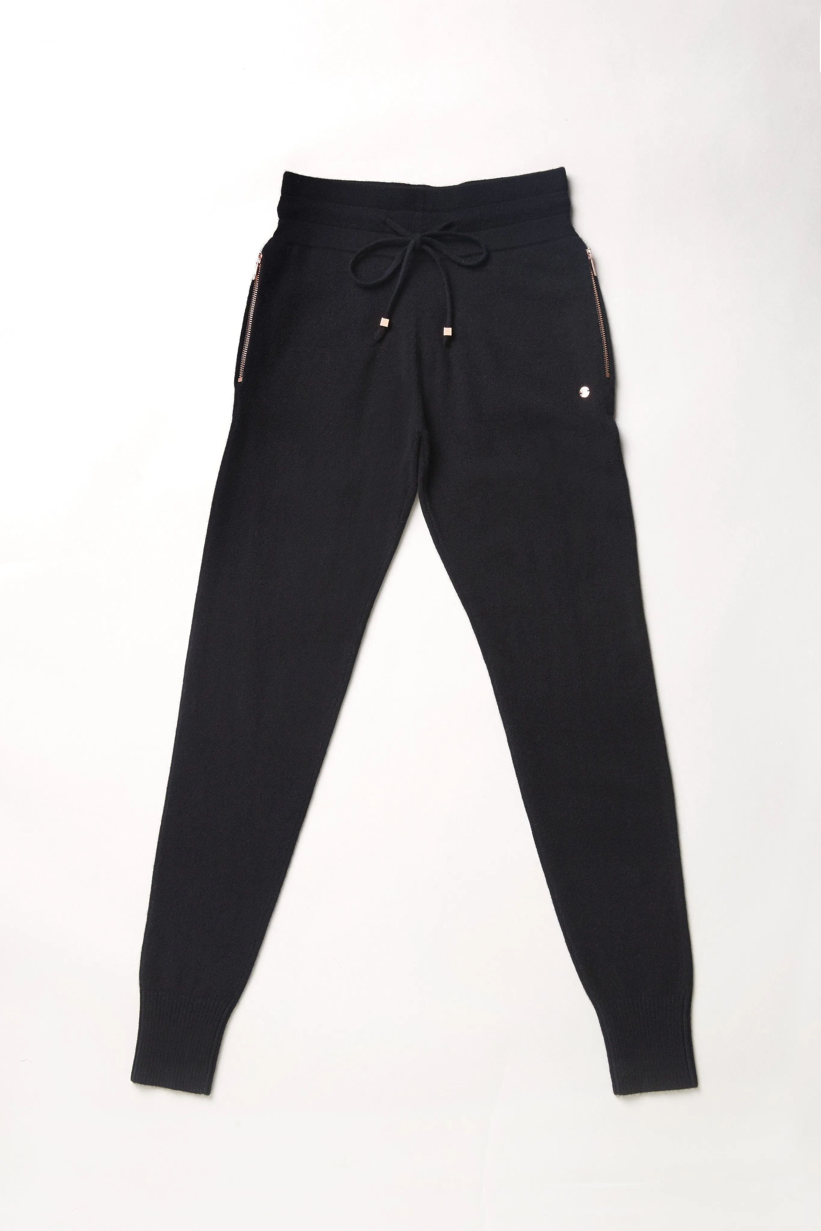 Go-Getter Cashmere Track Pants - Black