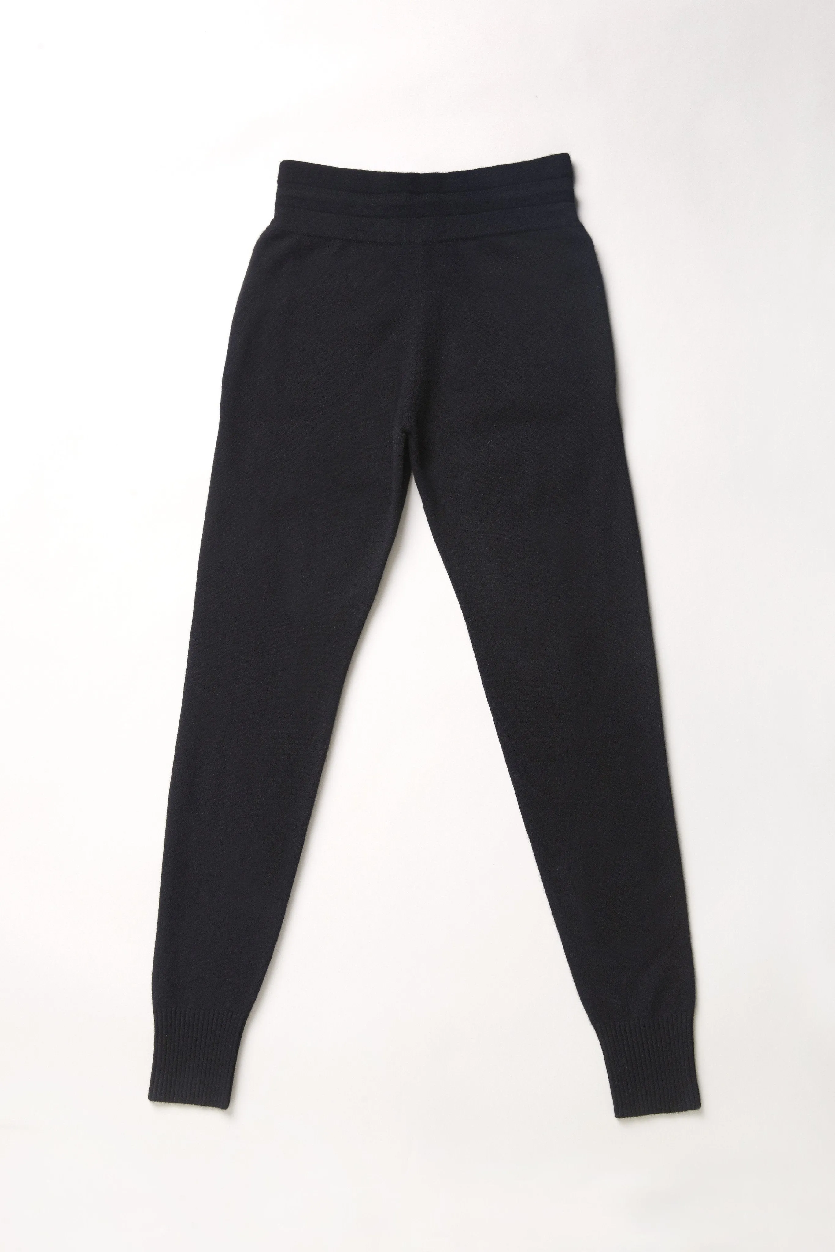 Go-Getter Cashmere Track Pants - Black