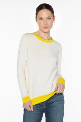 Kinross Cashmere Reversible Crew