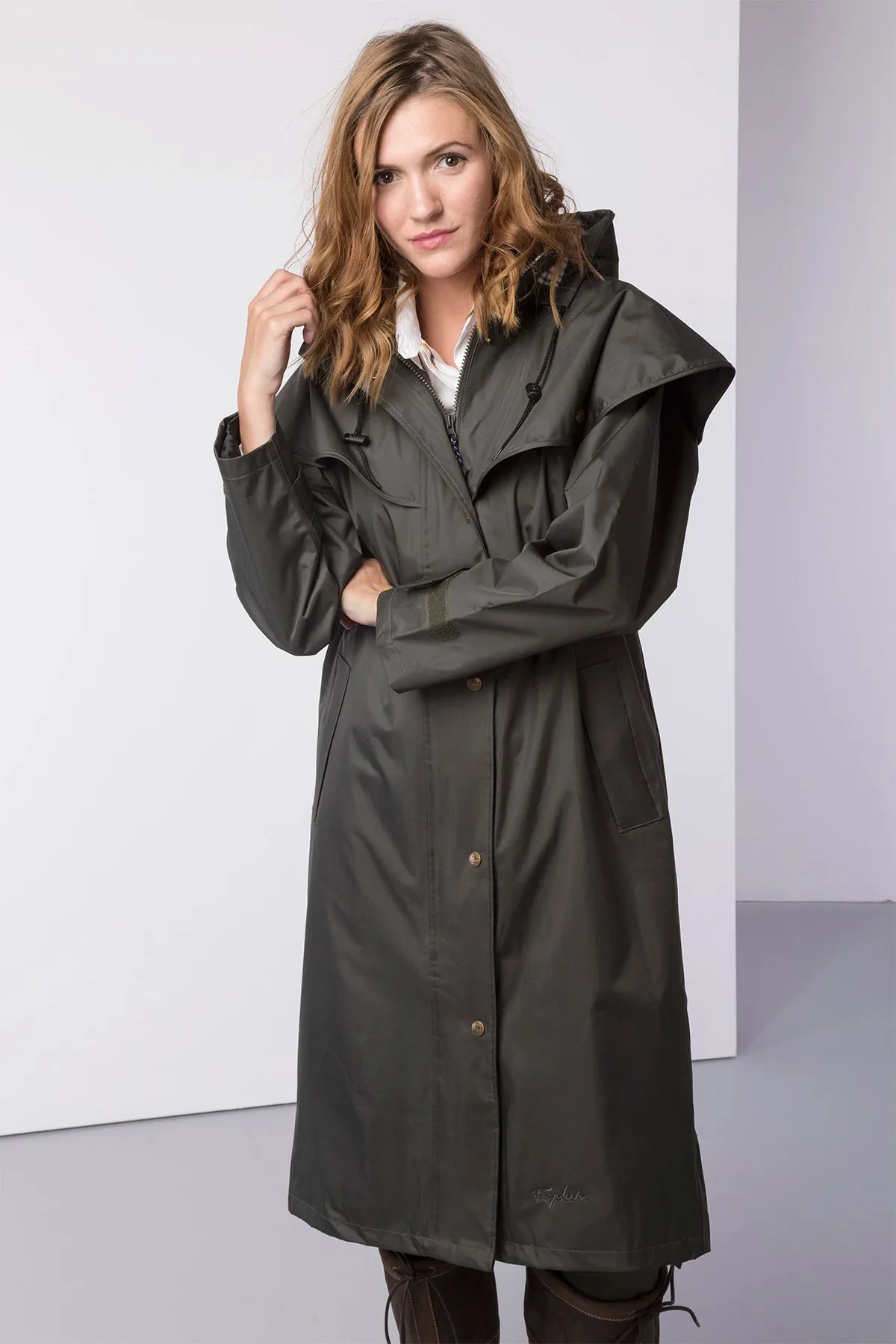 Ladies Full Length Waterproof Long Riding Coat - Knapton II