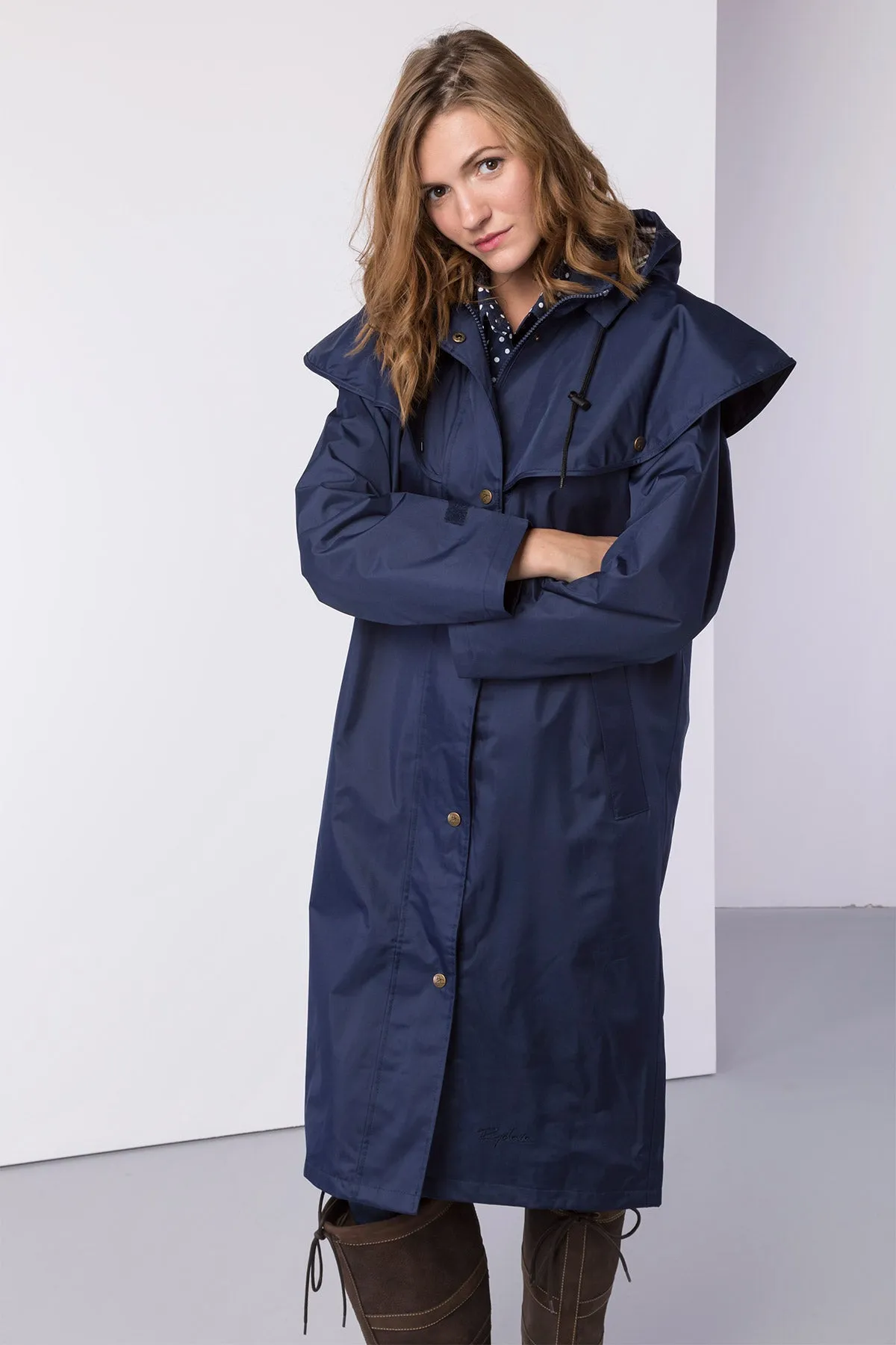 Ladies Full Length Waterproof Long Riding Coat - Knapton II