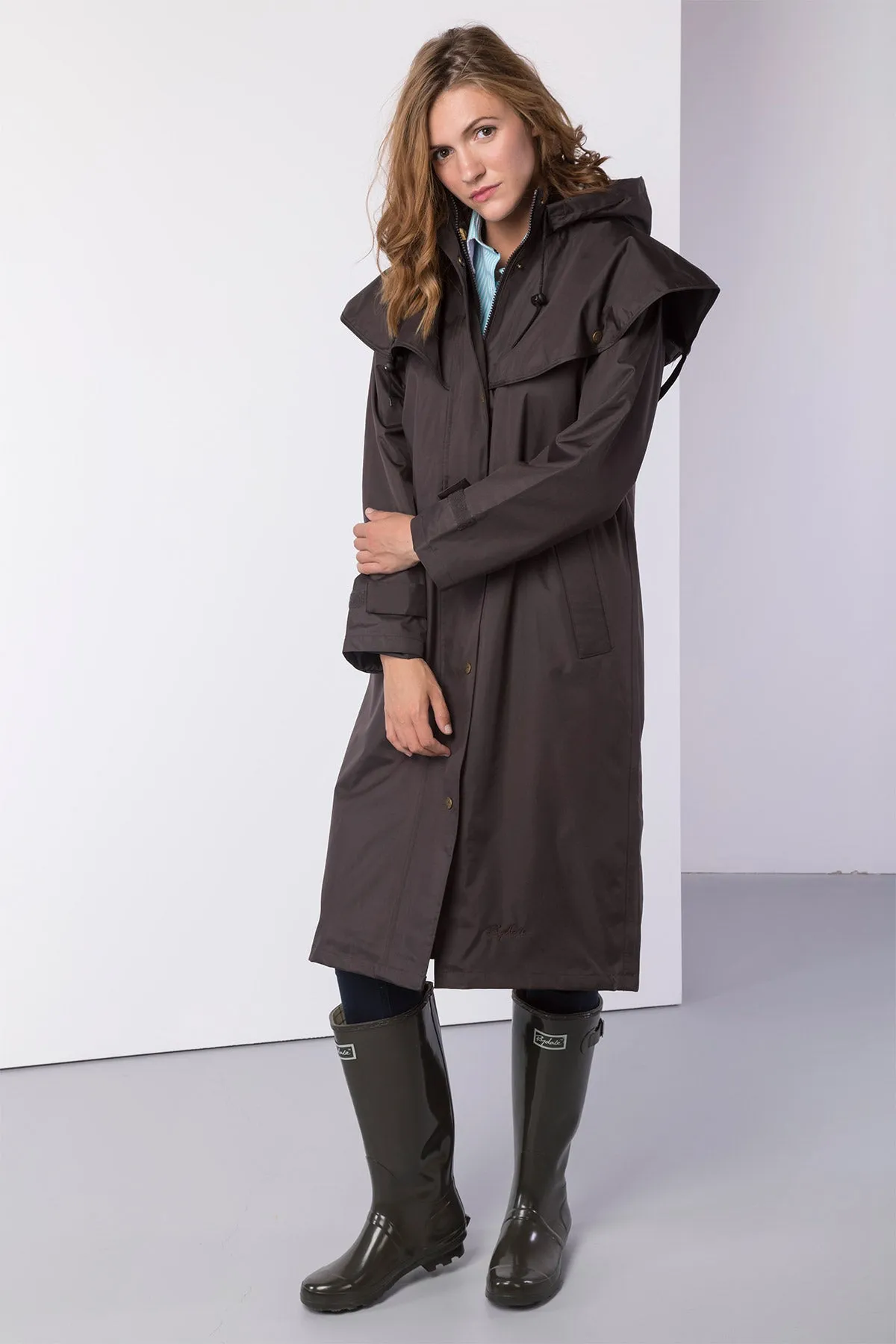 Ladies Full Length Waterproof Long Riding Coat - Knapton II