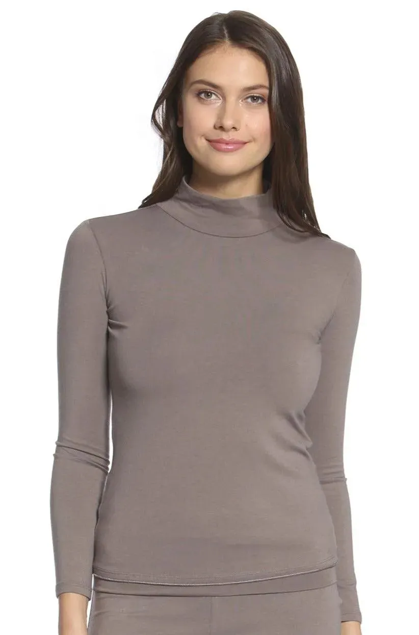 Long Sleeve Mock Neck Tee - Sales Rack