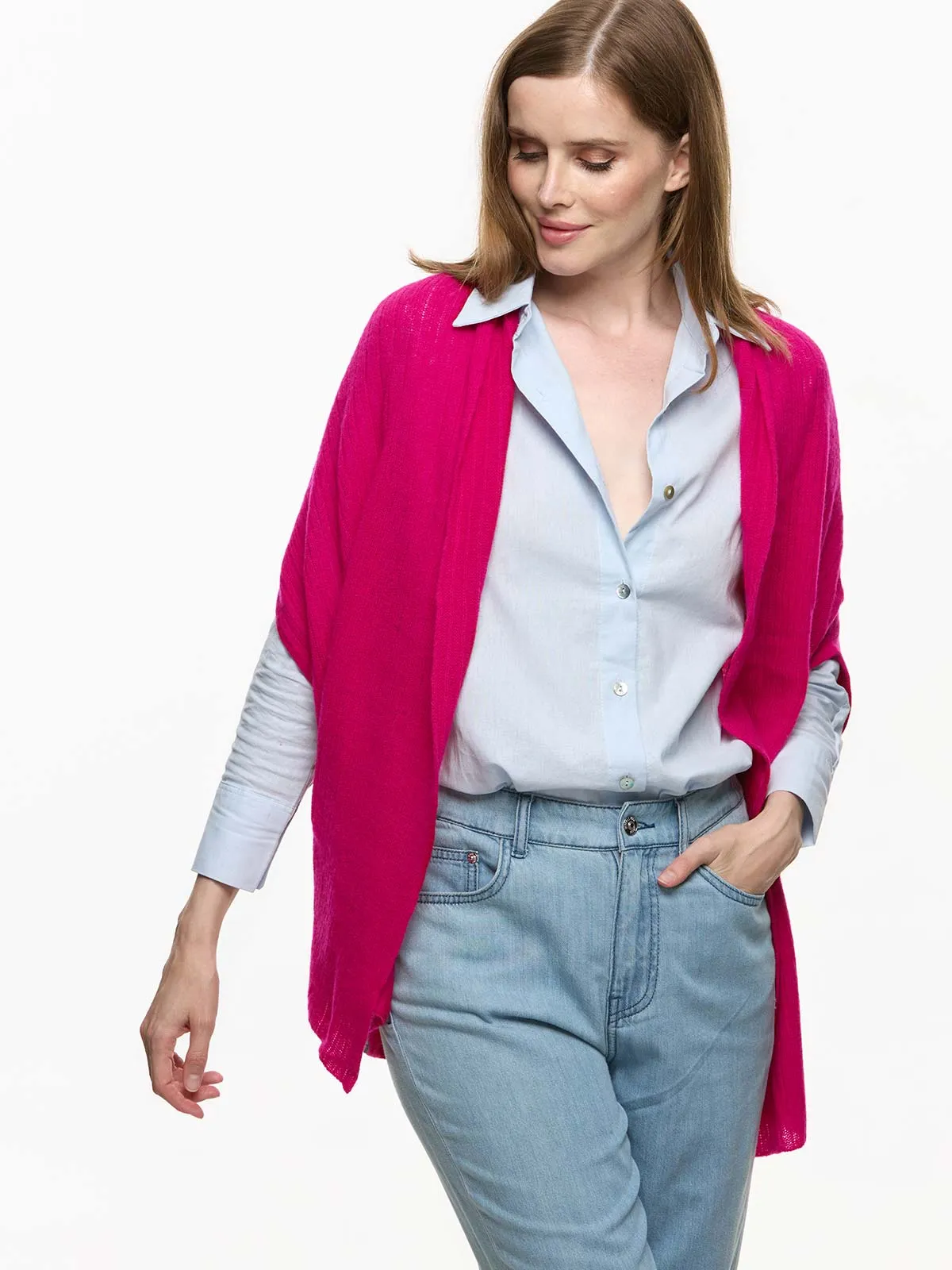 Magenta Effortless Vest