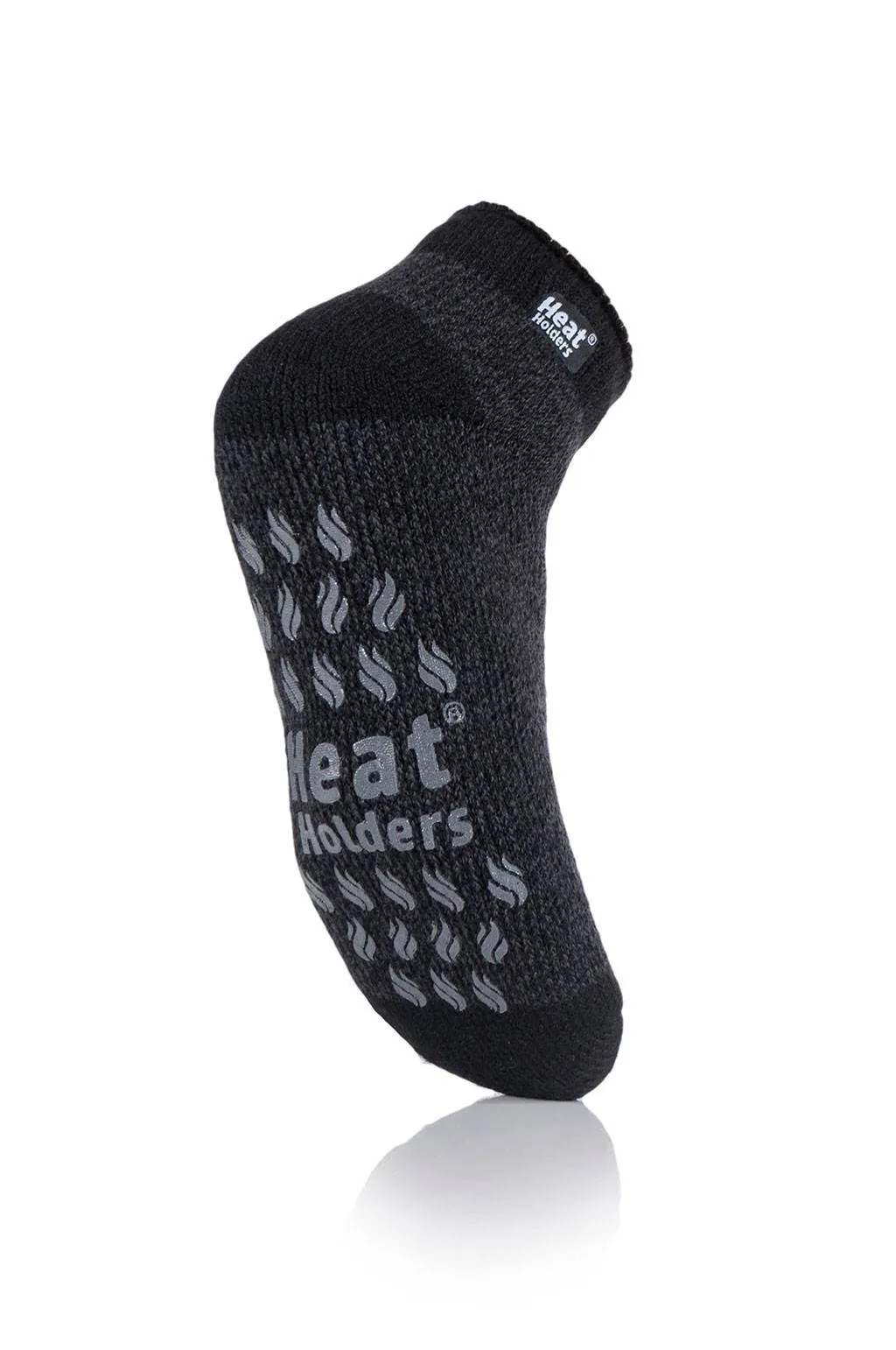 Men's Big/Tall Twist Ankle Slipper Socks