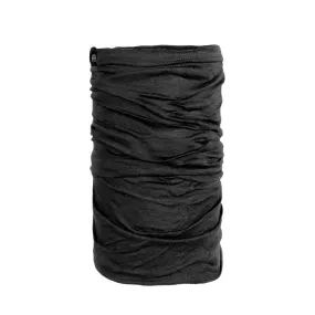 Merino Wool Snood Scarf Black