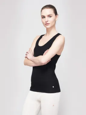 Mover-Breather Cashmere Tank - Black