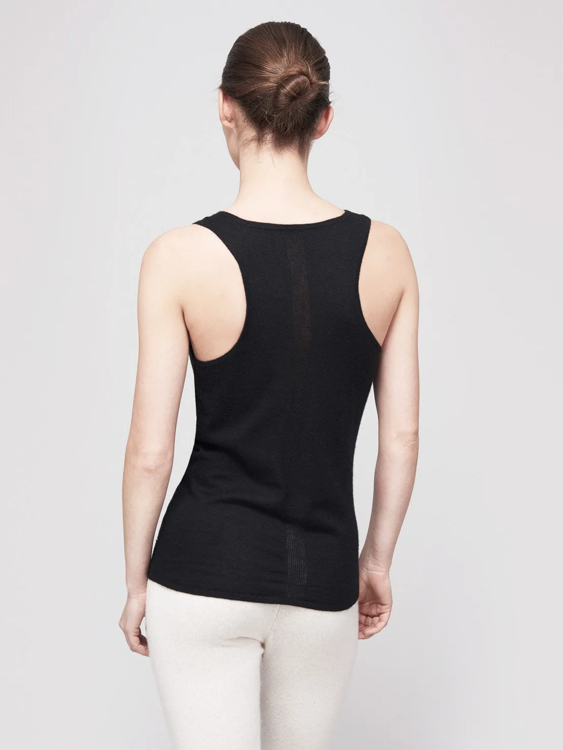 Mover-Breather Cashmere Tank - Black