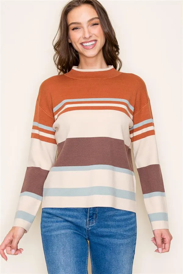 Pumpkin Everything Mock Sweater