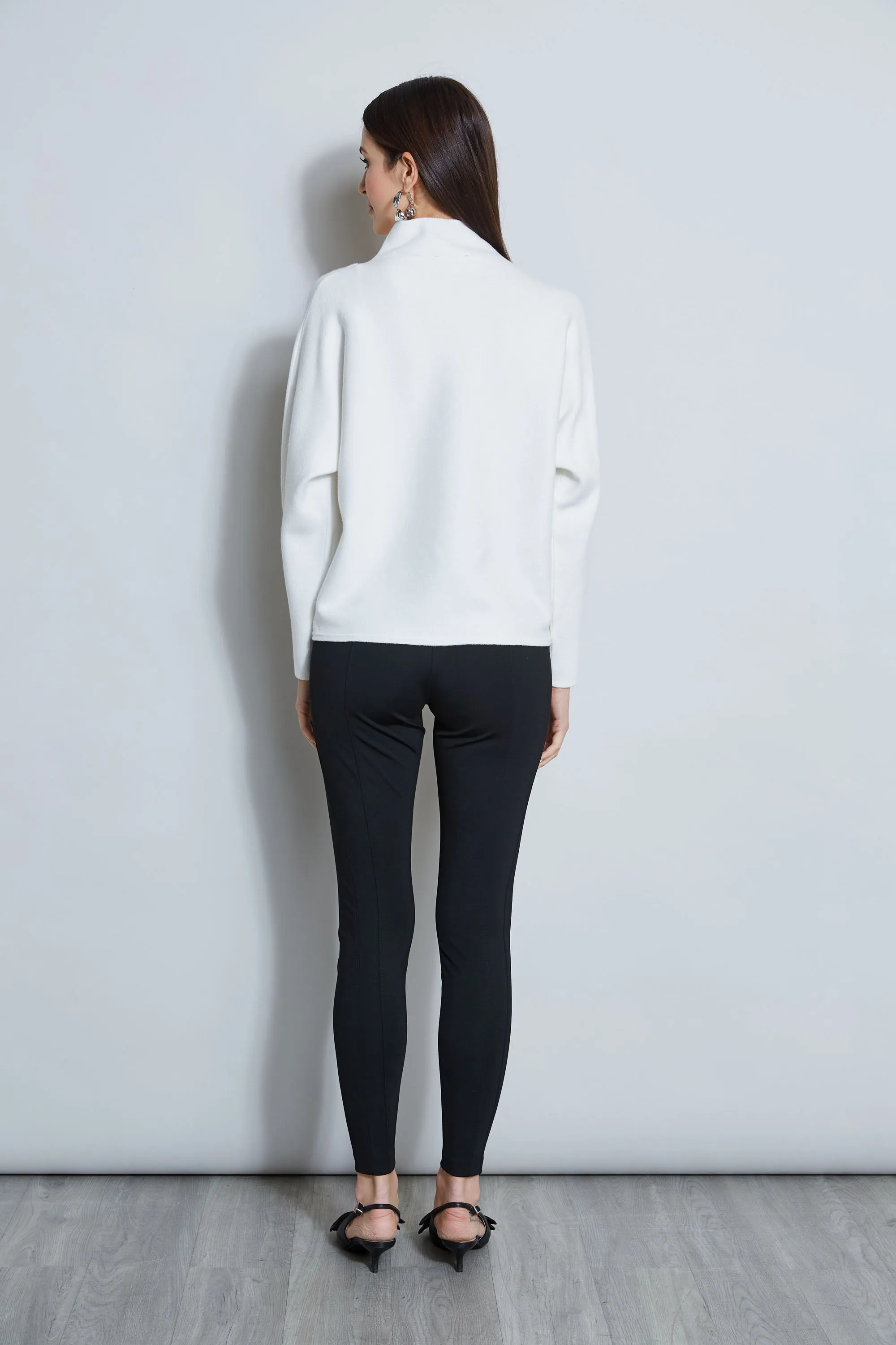 T-Tahari Pearl Mock Neck Sweater