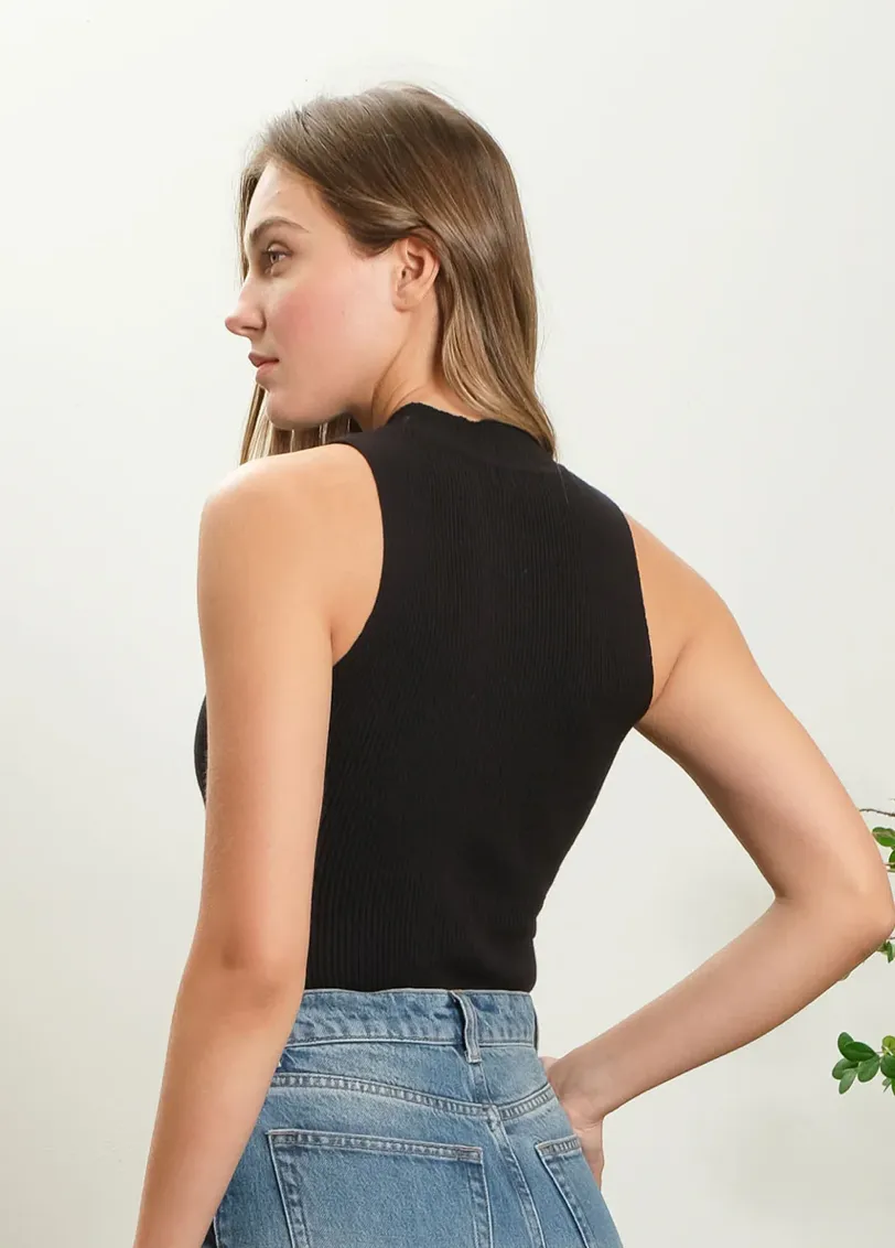 The Josephina Mock Neck Tank