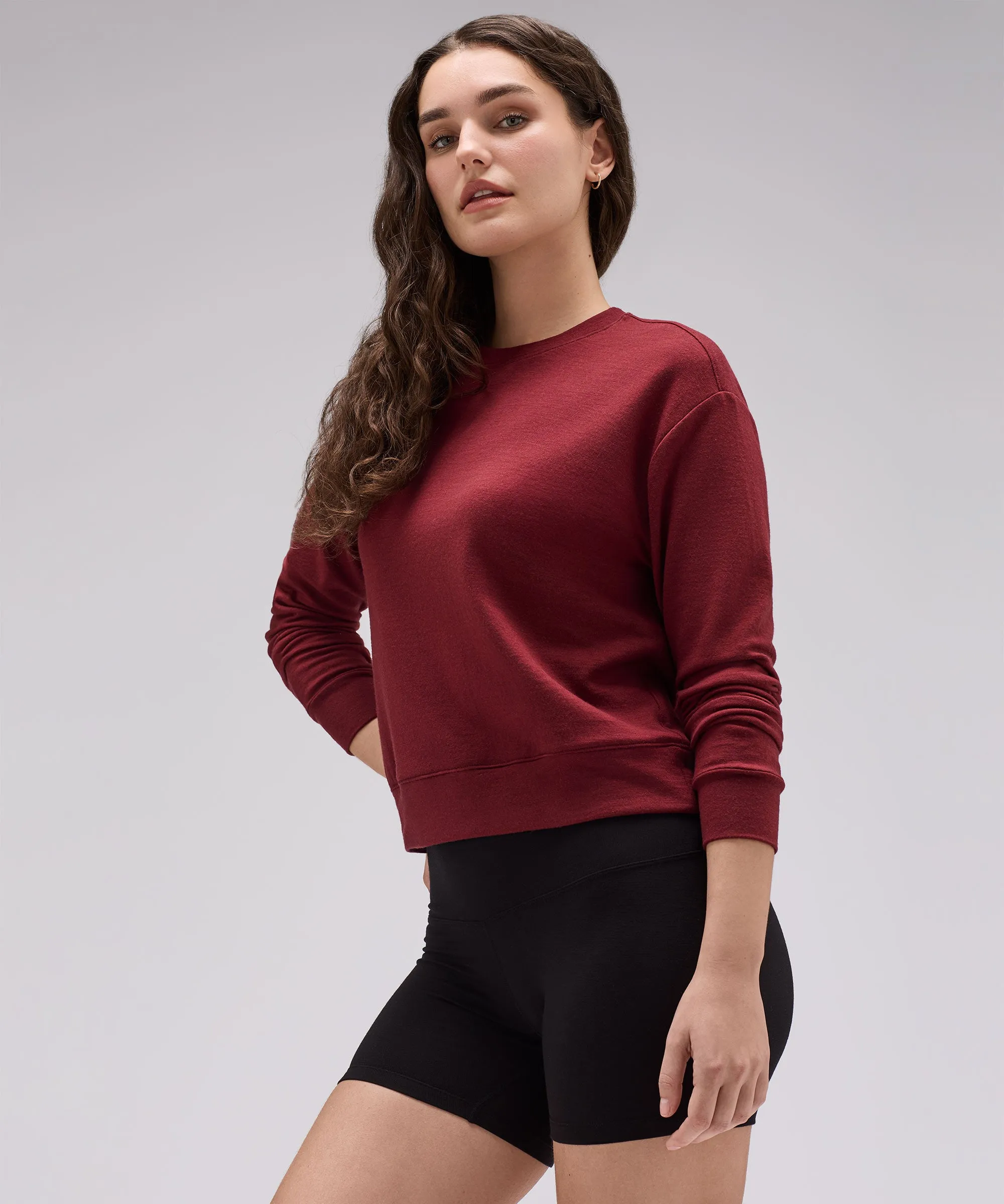 Women's Merino Boxy Sweatshirt