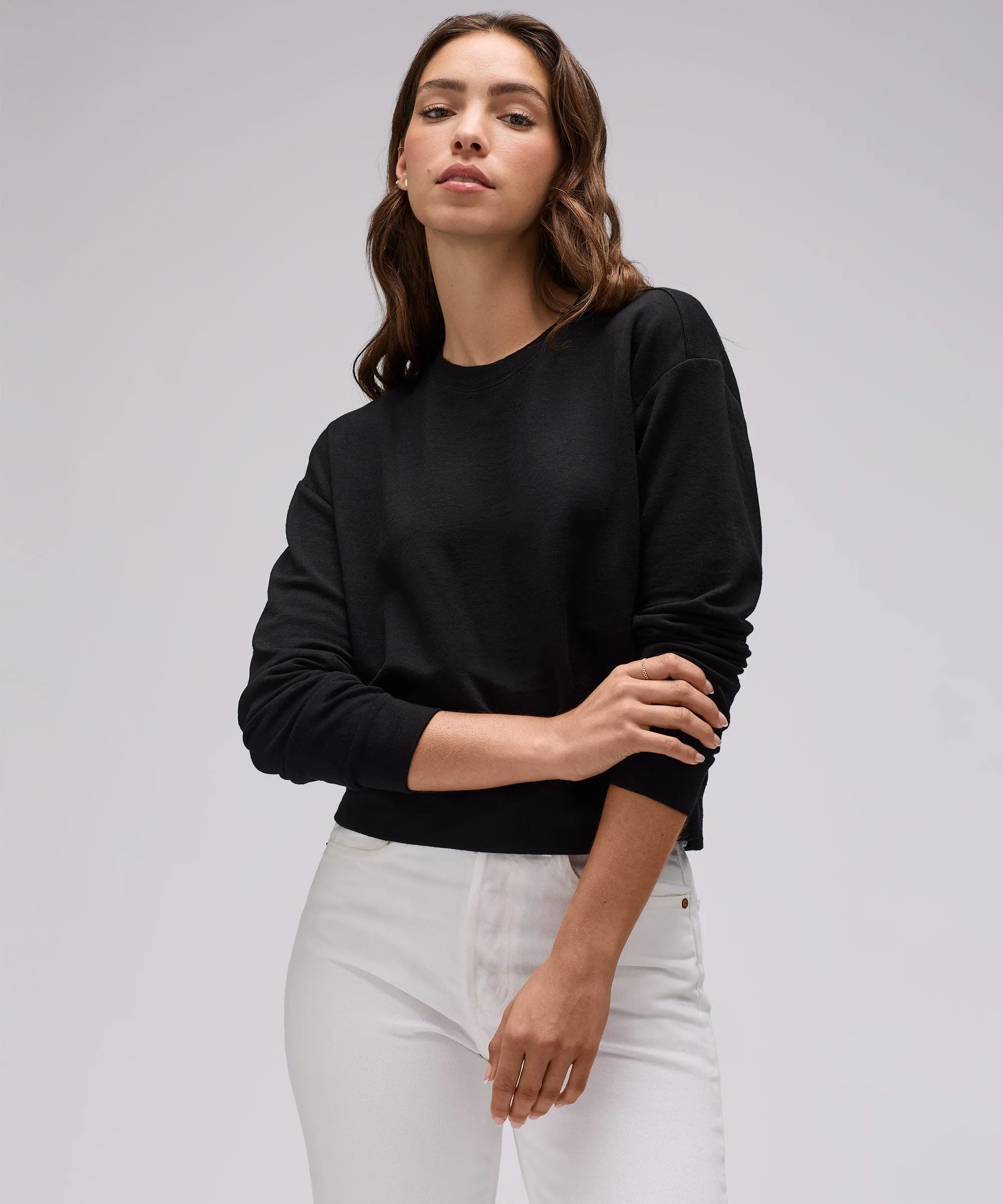 Women's Merino Boxy Sweatshirt