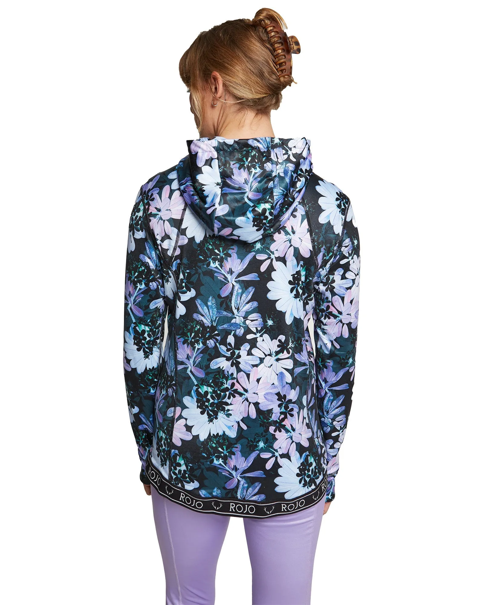 WOMENS SPLENDID BASE LAYER HOOD - CAMOFOLIAGE