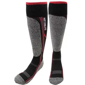 Youth Elite Heat Mid Volume Sock - Black/Red